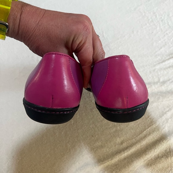 Dansko Nastacia Nappa Leather Loafers in Pink/purple worn once size 38 - Picture 6 of 8